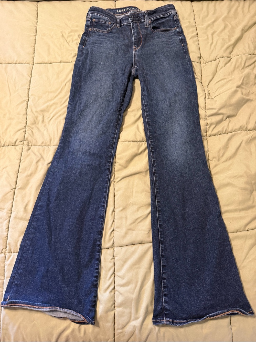 American Eagle Outfitters Dark Blue Flare Jeans
